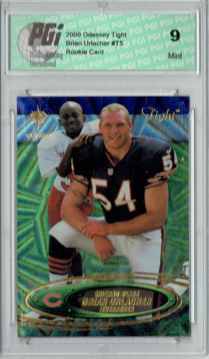 PGI 9 Brian Urlacher 2000 Odyssey Tight #T5 Rookie Card