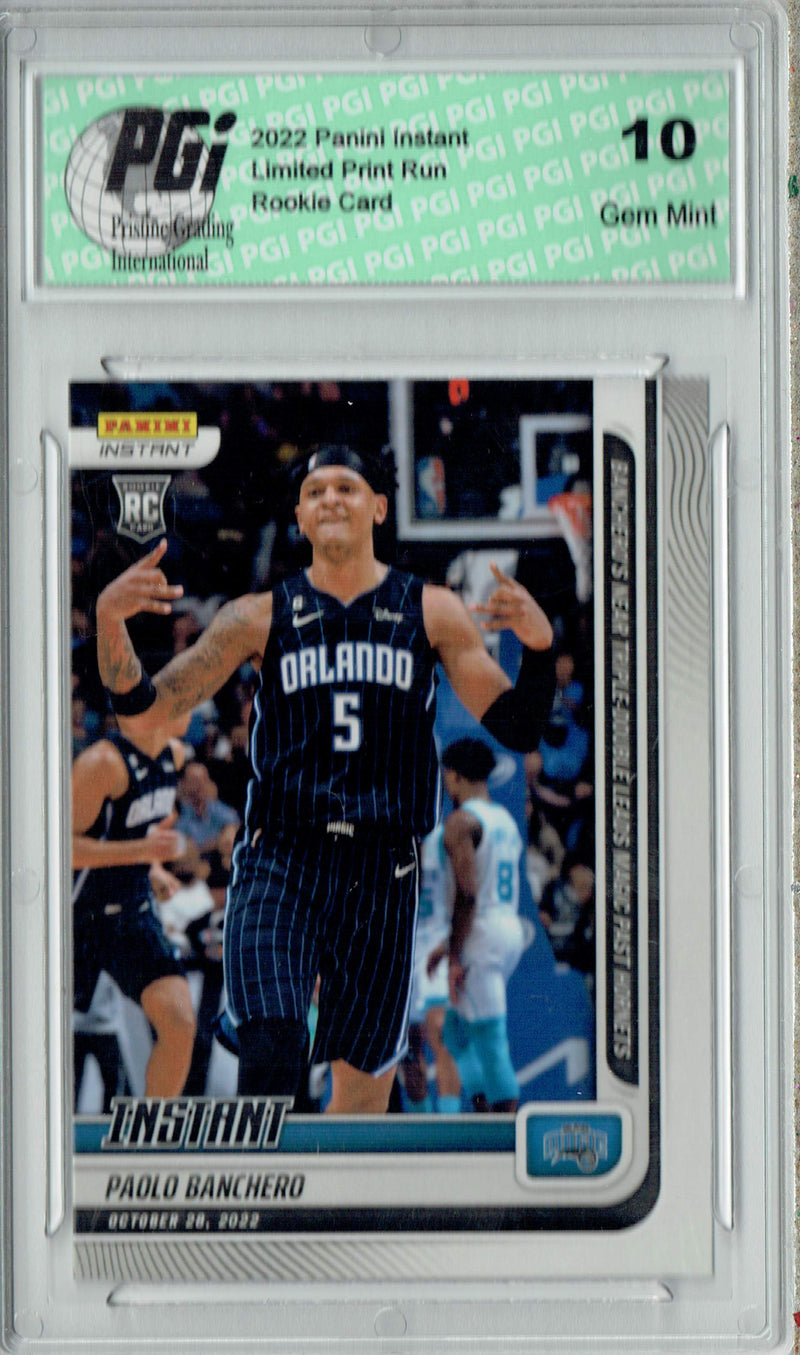 Paolo Banchero 2022 Panini Instant #19 Only 763 Ever Made Rookie Card PGI 10