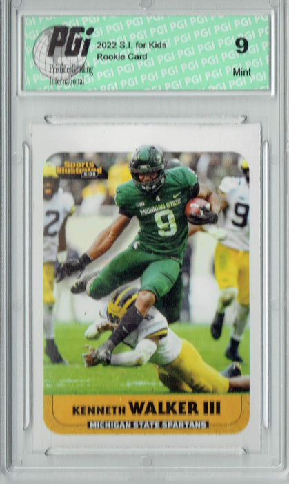 PGI 9 Kenneth Wallace 2022 S.I. Kids #1005 1st Ever Rookie Card