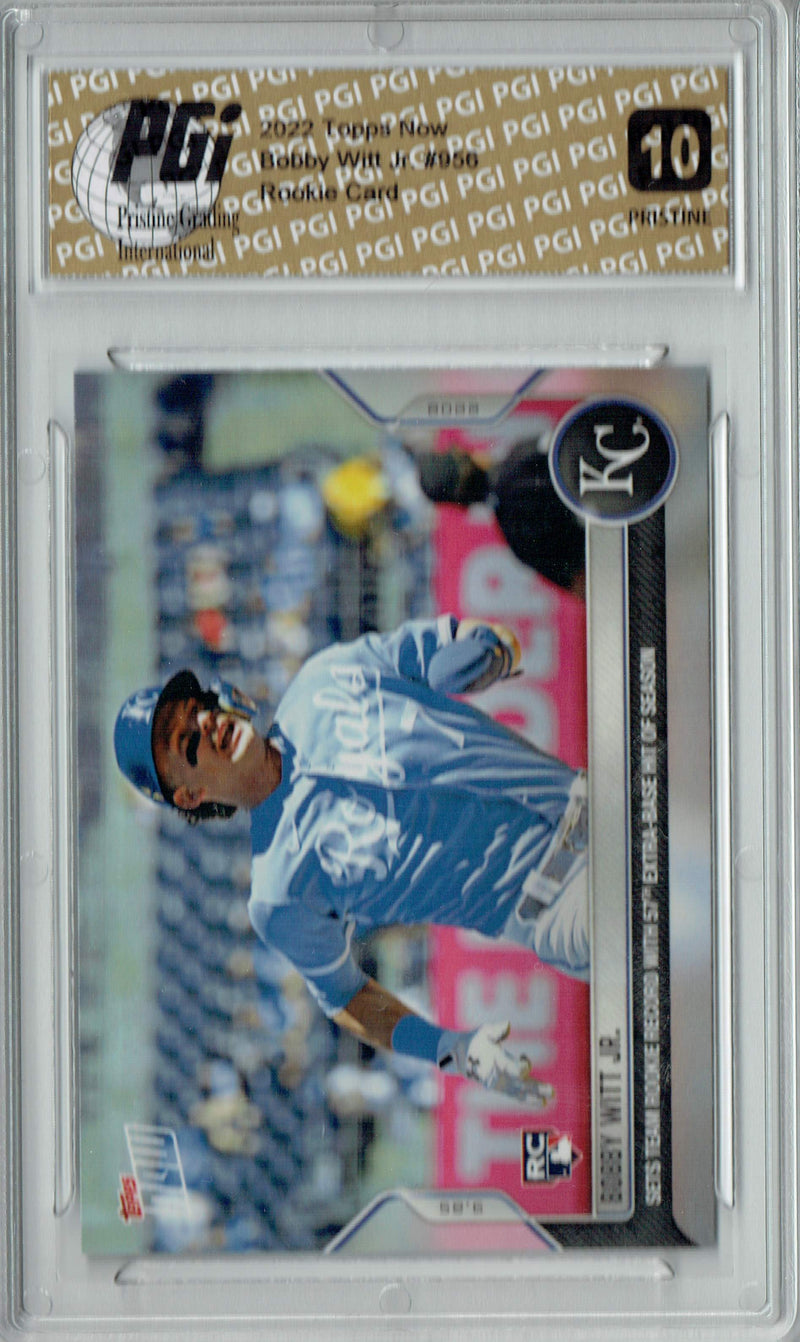 Bobby Witt Jr. 2022 Topps Now #956 PRISTINE Rookie Card PGI 10