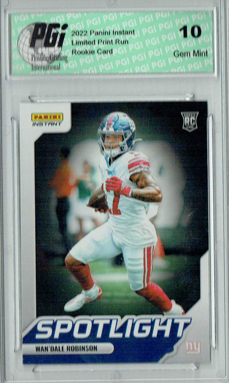 Wan'Dale Robinson 2022 Panini Instant #SR-15 Spotlight 1/603 Rookie Card PGI 10