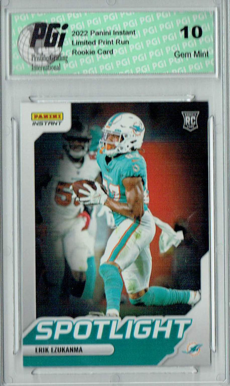 Erik Ezukanma 2022 Panini Instant #SR-35 Spotlight 1/603 Rookie Card PGI 10