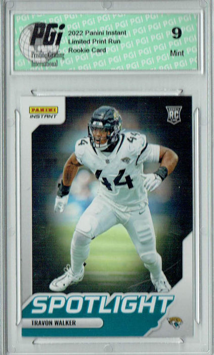 PGI 9 Travon Walker 2022 Panini Instant #SR-1 Spotlight 1/603 Rookie Card