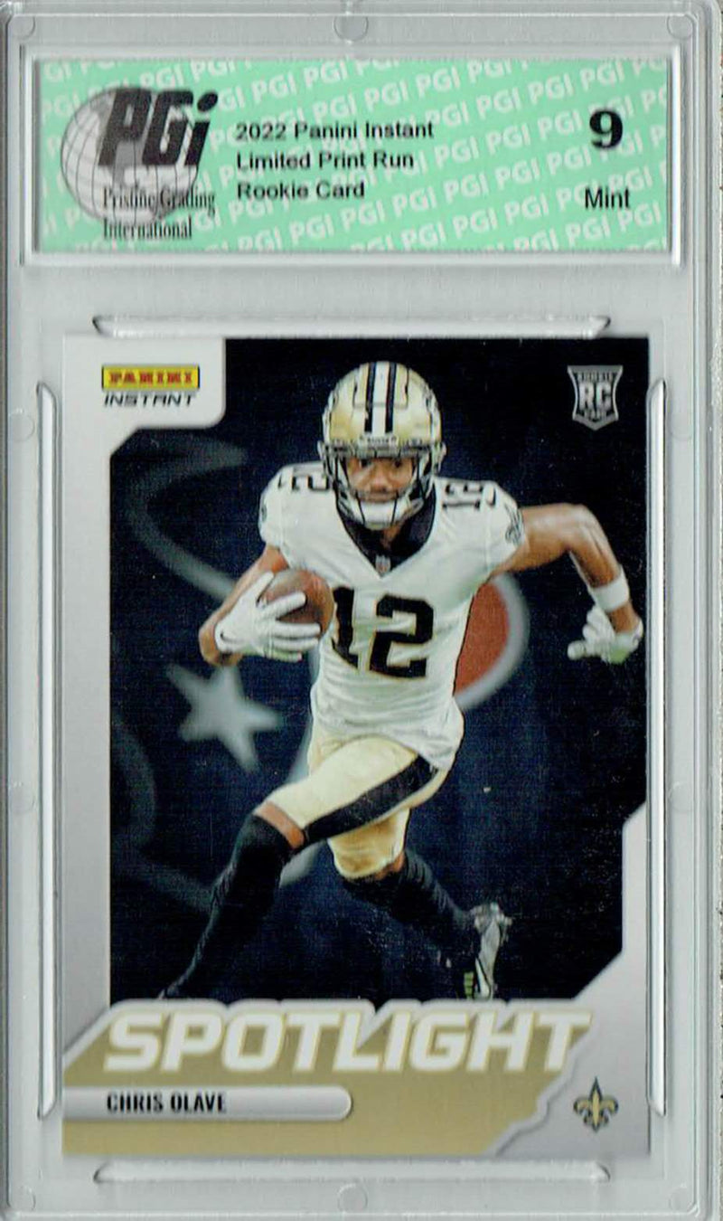 PGI 9 Chris Olave 2022 Panini Instant #SR-6 Spotlight 1/603 Rookie Card