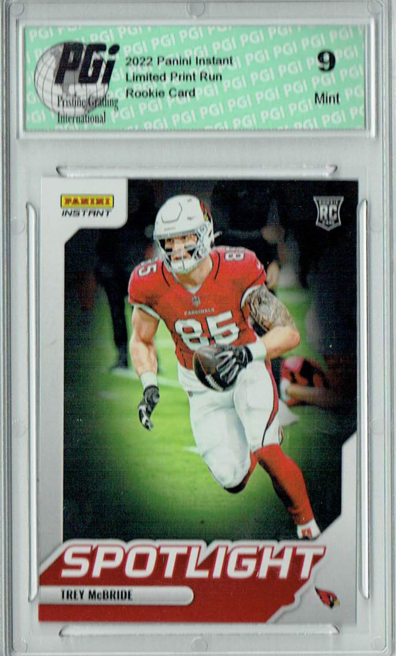 PGI 9 Trey McBride 2022 Panini Instant #SR-21 Spotlight 1/603 Rookie Card