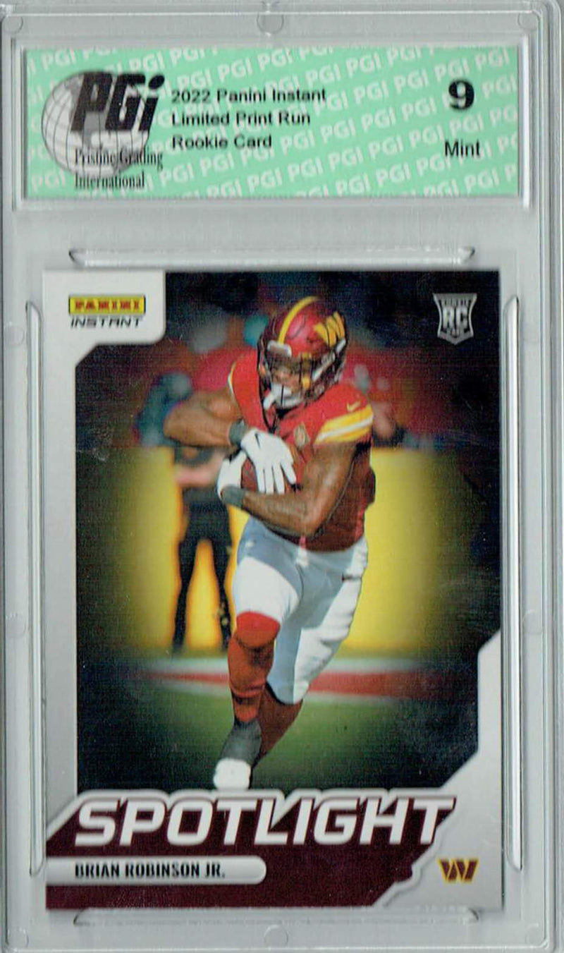 PGI 9 Brian Robinson Jr. 2022 Panini Instant #SR-29 Spotlight 1/603 Rookie Card
