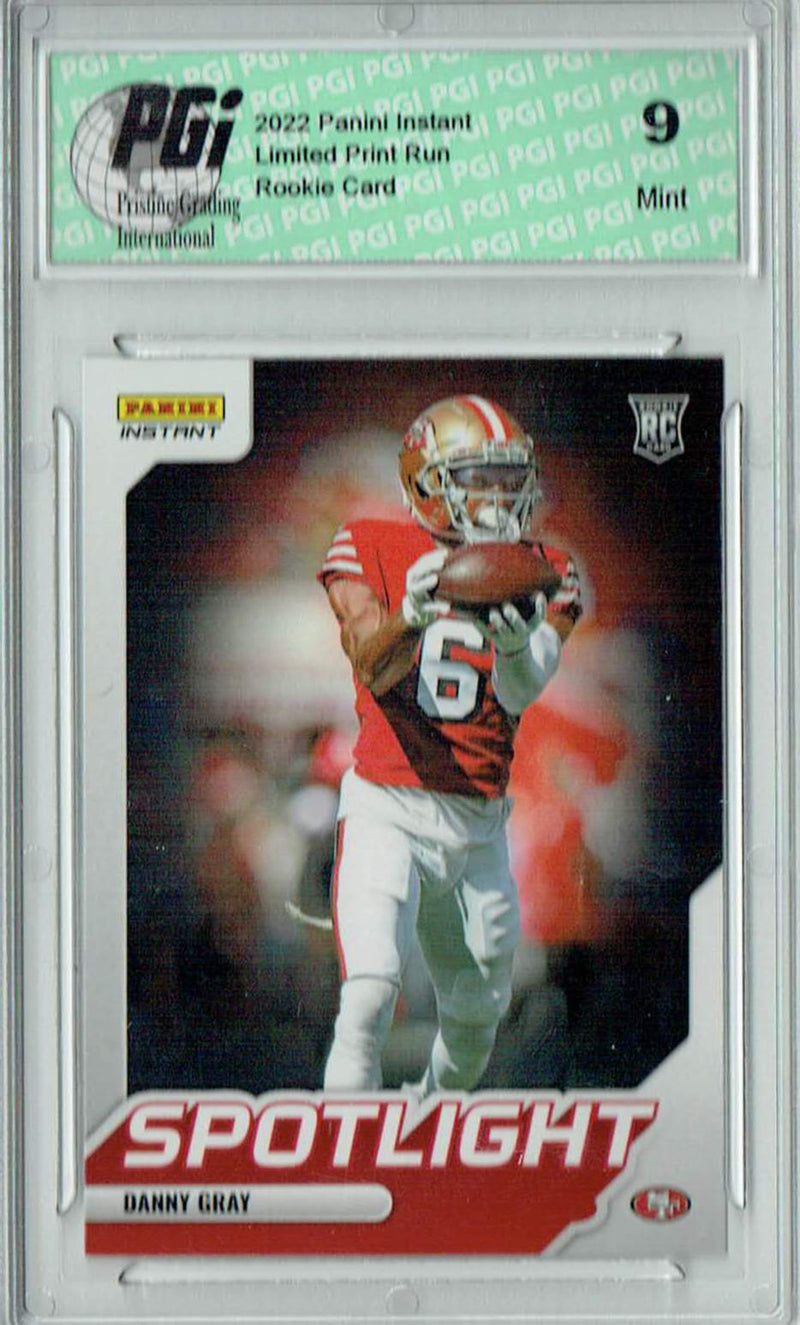 PGI 9 Danny Gray 2022 Panini Instant #SR-31 Spotlight 1/603 Rookie Card