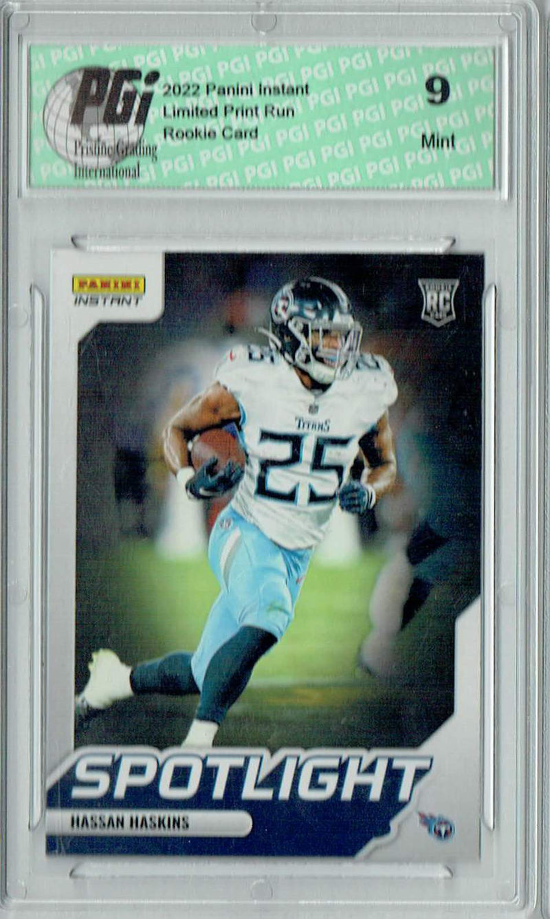 PGI 9 Hassan Haskins 2022 Panini Instant #SR-37 Spotlight 1/603 Rookie Card