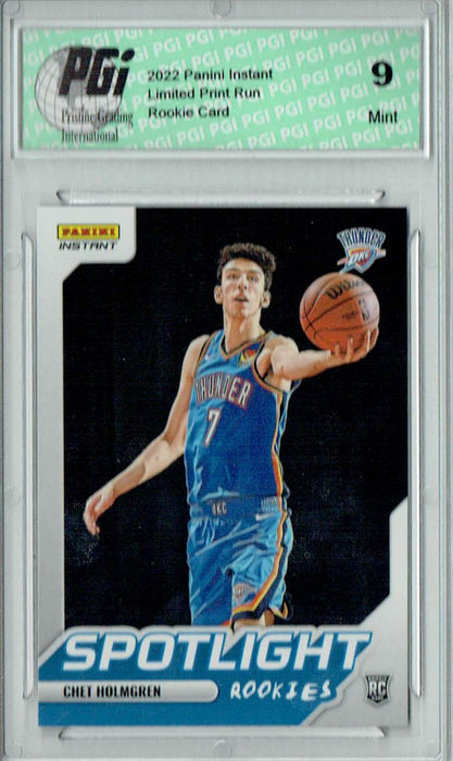 PGI 9 Chet Holmgren 2022 Panini Instant #RS-2 Spotlight 1/965 Rookie Card