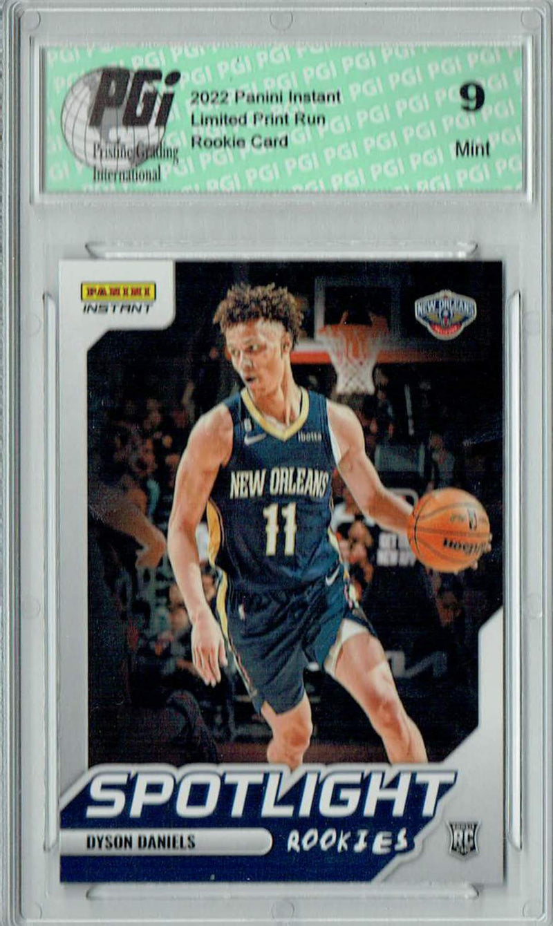 PGI 9 Dyson Daniels 2022 Panini Instant #RS-8 Spotlight 1/965 Rookie Card