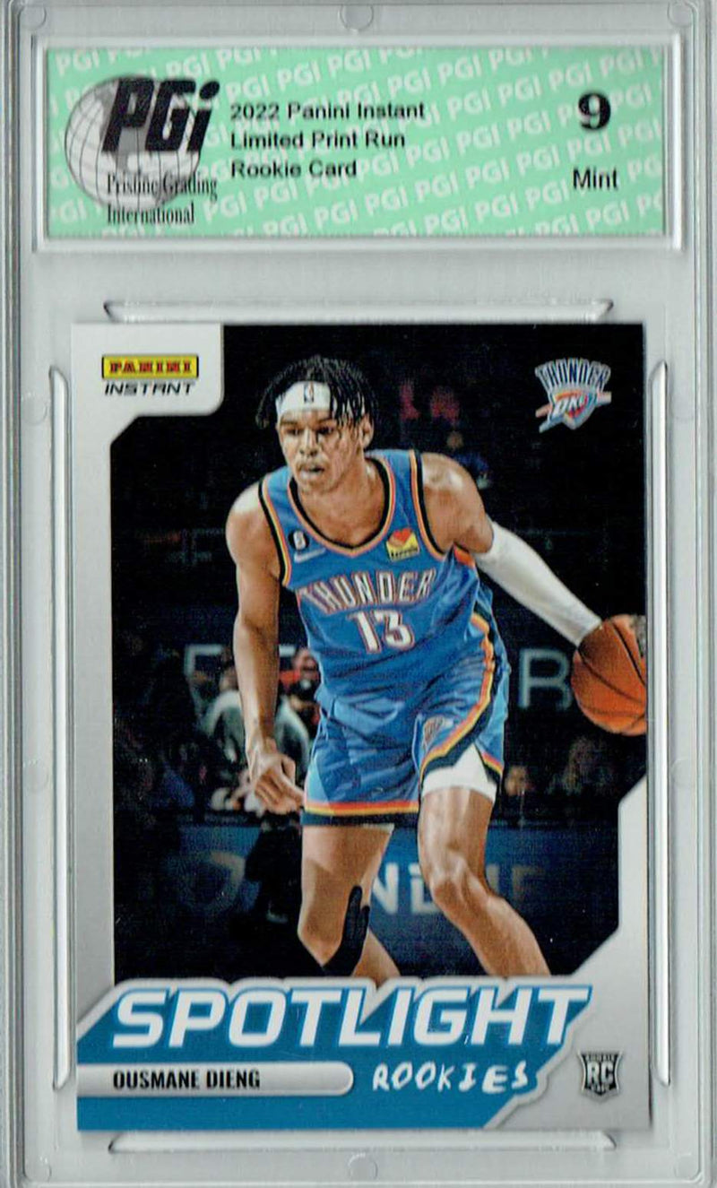 PGI 9 Ousmane Dieng 2022 Panini Instant #RS-11 Spotlight 1/965 Rookie Card