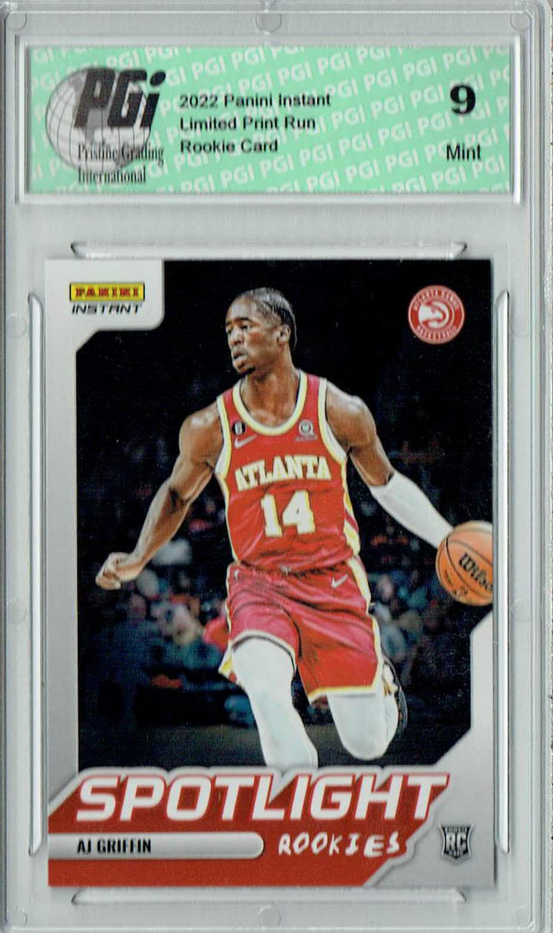 PGI 9 A.J. Griffin 2022 Panini Instant #RS-16 Spotlight 1/965 Rookie Card