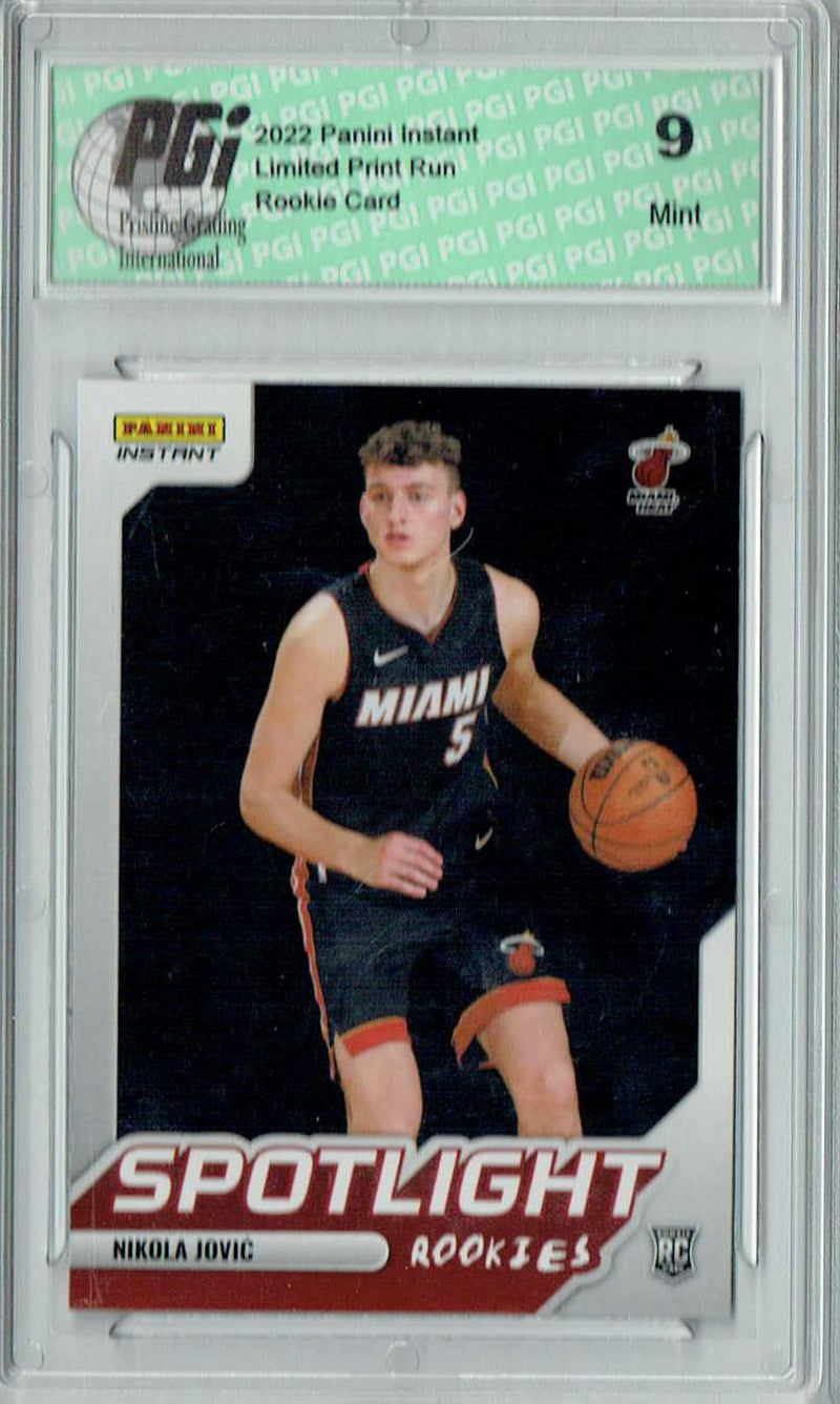 PGI 9 Nikola Jovic 2022 Panini Instant #RS-27 Spotlight 1/965 Rookie Card