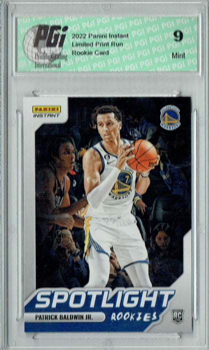 PGI 9 Patrick Baldwin Jr. 2022 Panini Instant #RS-28 Spotlight 1/965 Rookie Card