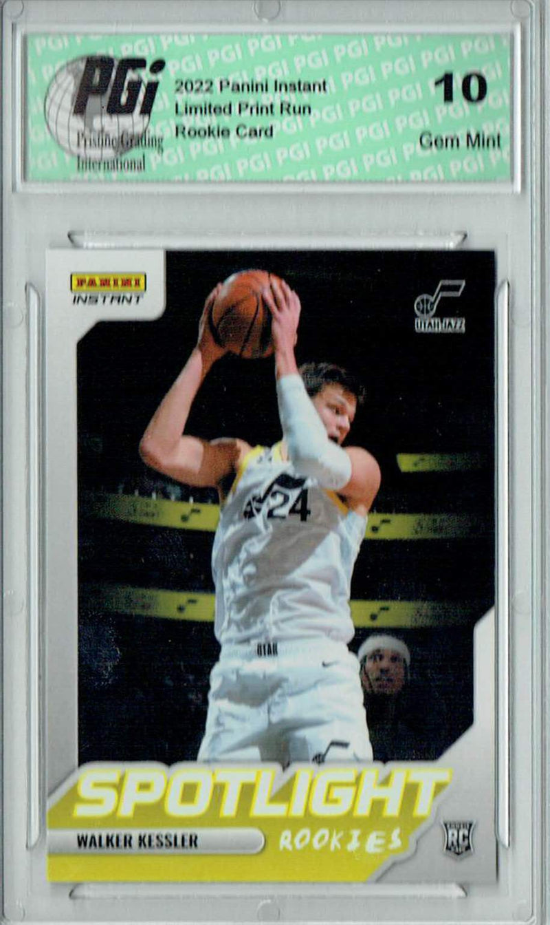 Walker Kessler 2022 Panini Instant #RS-22 Spotlight 1/965 Rookie Card PGI 10