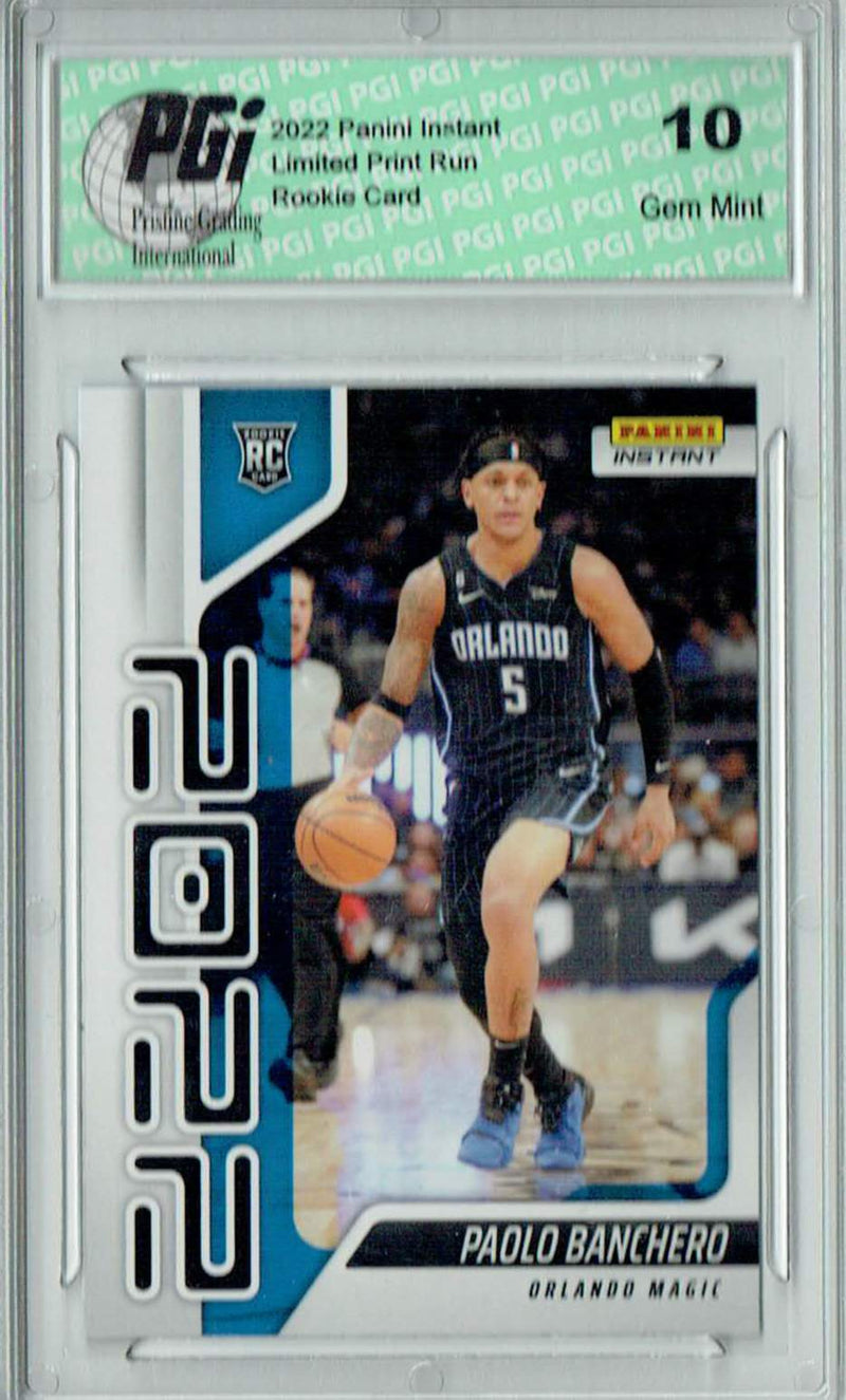 Paolo Banchero 2022 Panini Instant Year One #YO-1 1 of 767 Rookie Card PGI 10