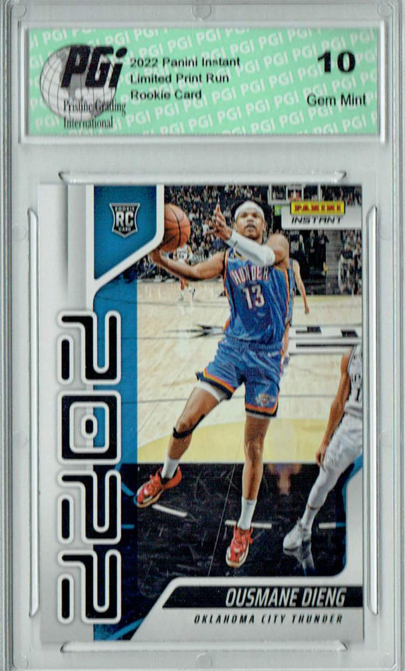 Ousmane Dieng 2022 Panini Instant Year One #YO-11 1 of 767 Rookie Card PGI 10