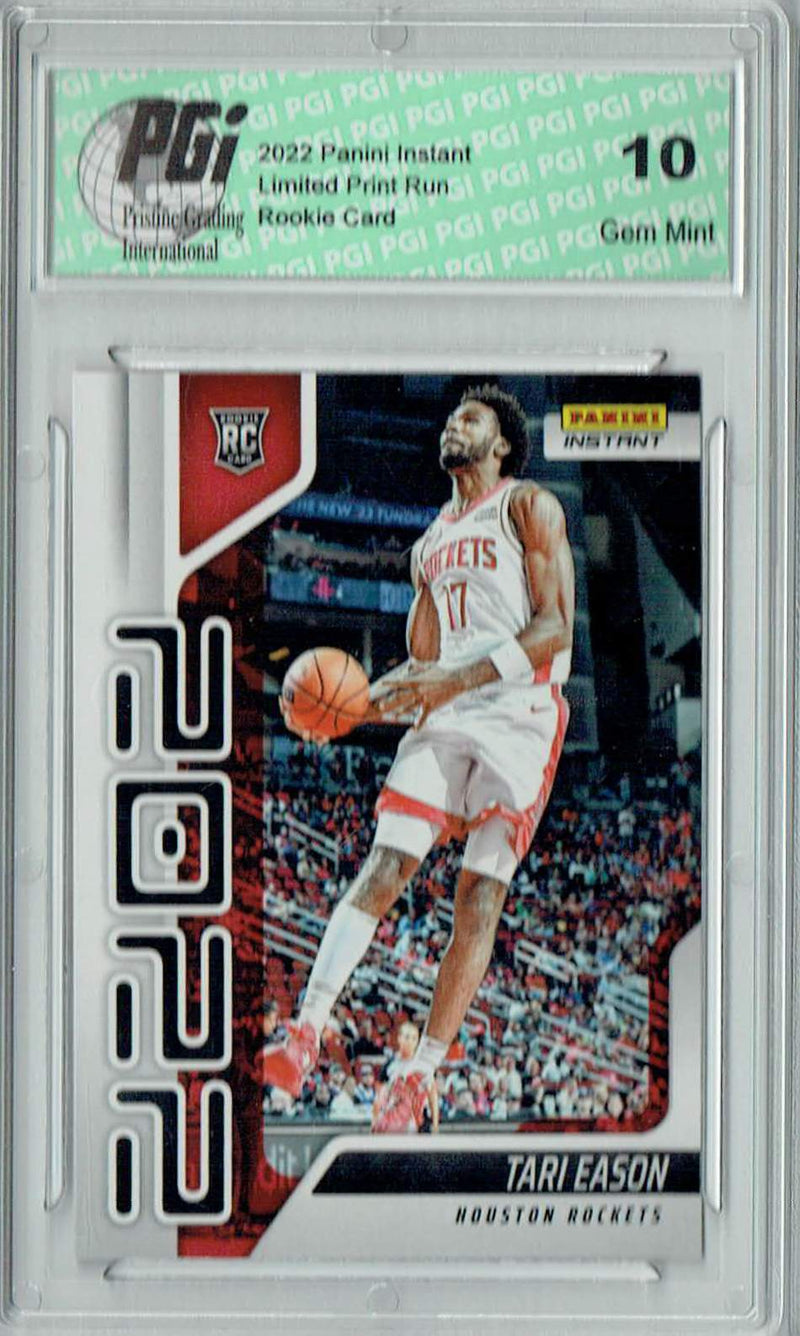 Tari Eason 2022 Panini Instant Year One #YO-17 1 of 767 Rookie Card PGI 10