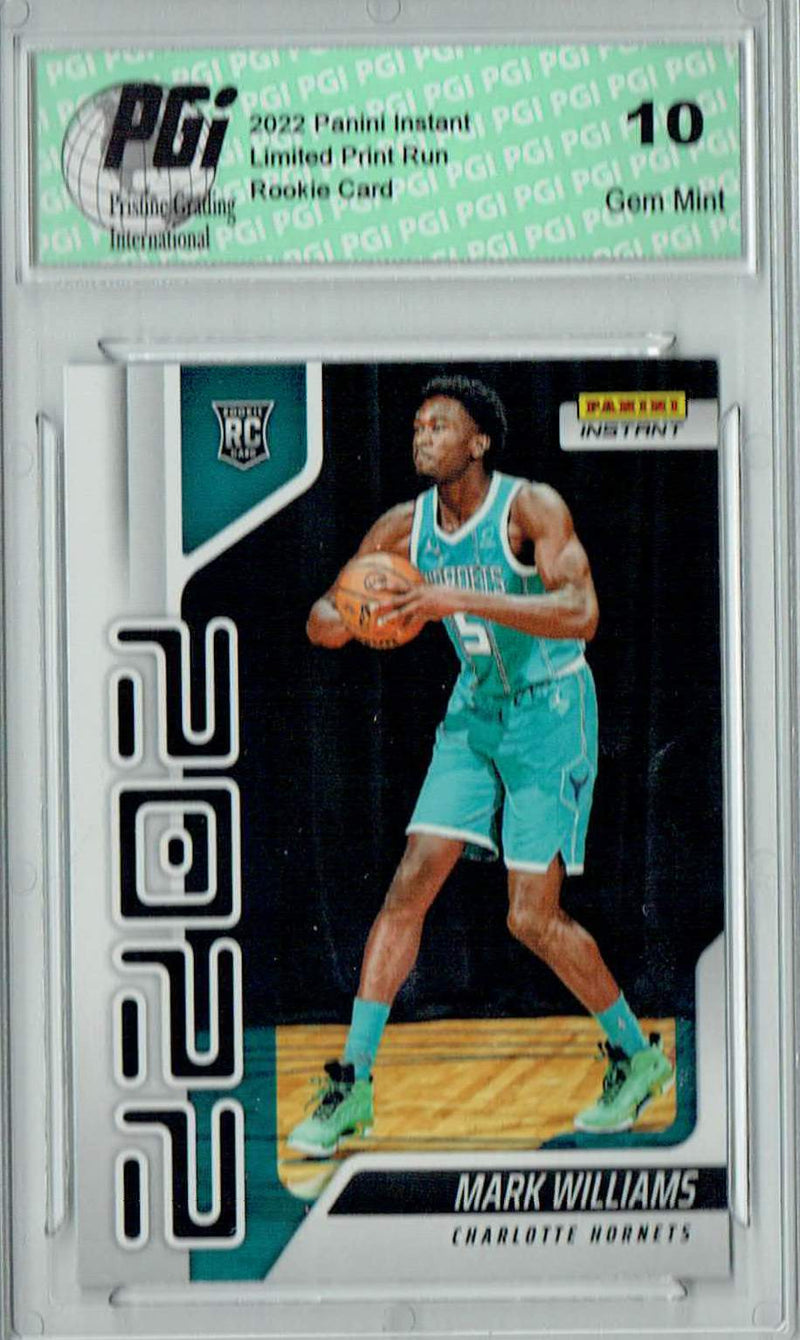 Mark Williams 2022 Panini Instant Year One #YO-15 1 of 767 Rookie Card PGI 10
