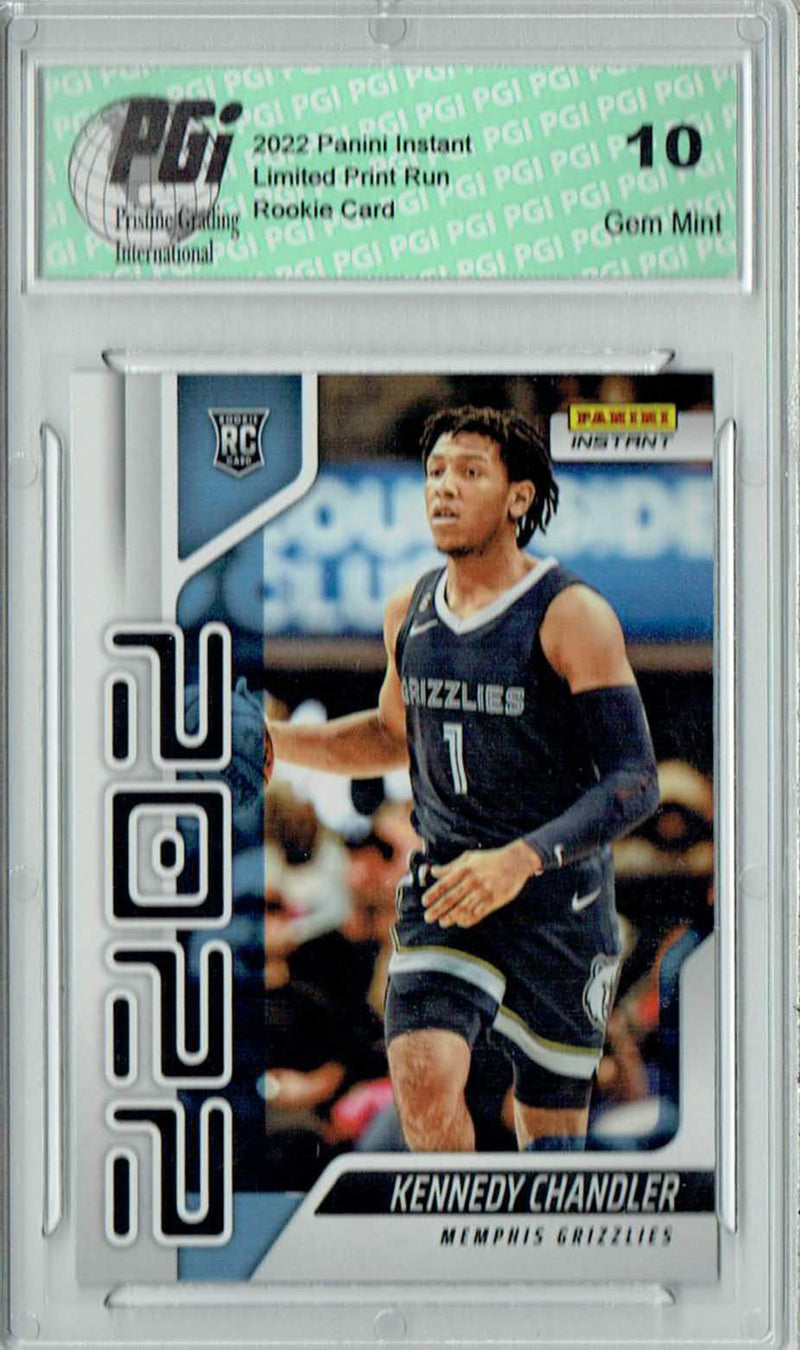 Kennedy Chandler 2022 Panini Instant Year One #YO-36 1 of 767 Rookie Card PGI 10