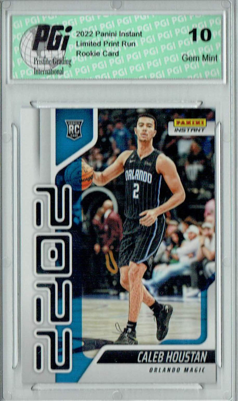 Caleb Houstan 2022 Panini Instant Year One #YO-32 1 of 767 Rookie Card PGI 10
