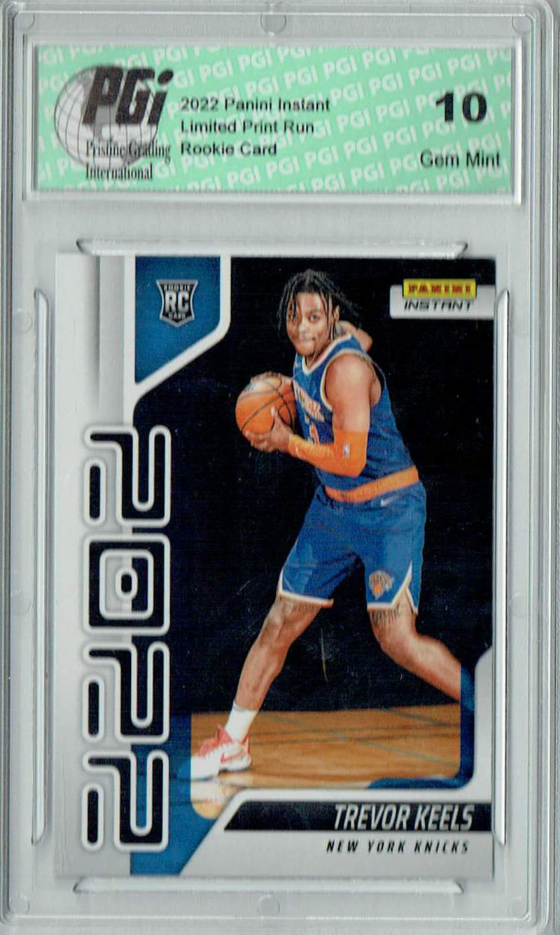 Trevor Keels 2022 Panini Instant Year One #YO-37 1 of 767 Rookie Card PGI 10