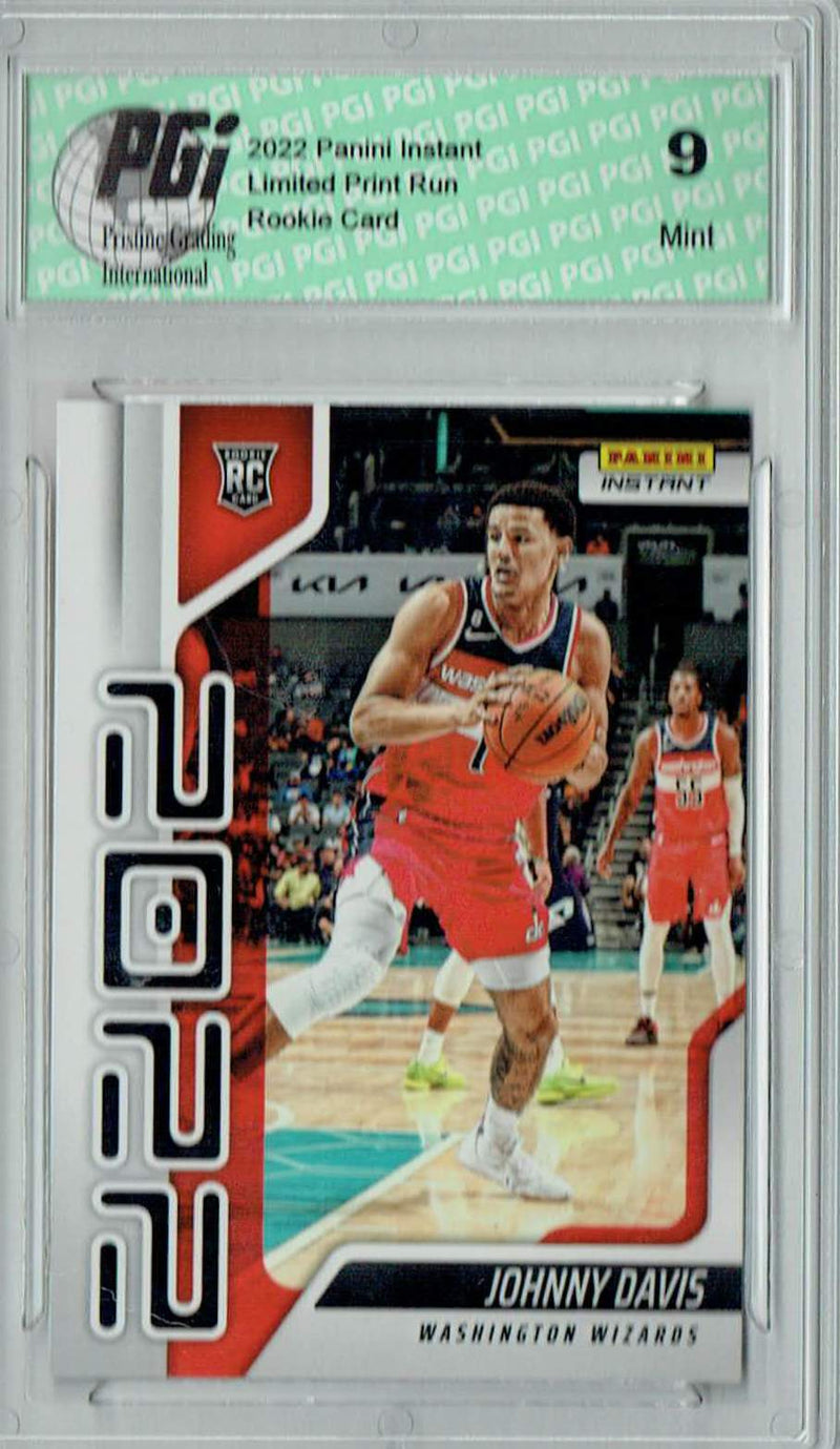 PGI 9 Johnny Davis 2022 Panini Instant Year One #YO-10 1 of 767 Rookie Card