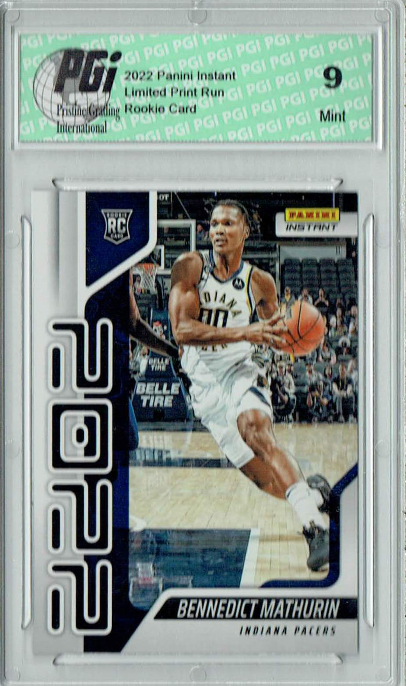 PGI 9 Bennedict Mathurin 2022 Panini Instant Year One #YO-6 1/767 Rookie Card