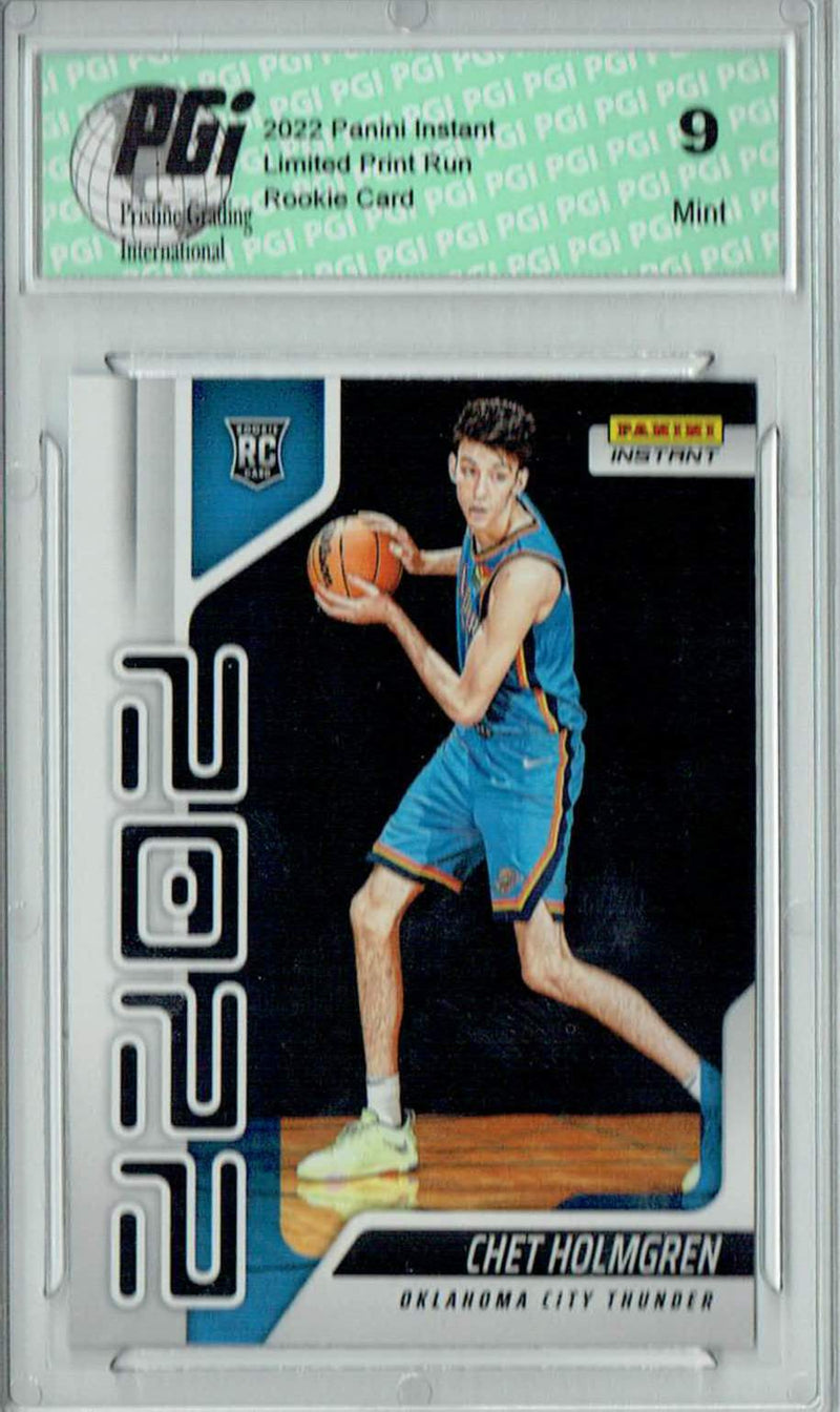 PGI 9 Chet Holmgren 2022 Panini Instant Year One #YO-2 1 of 767 Rookie Card