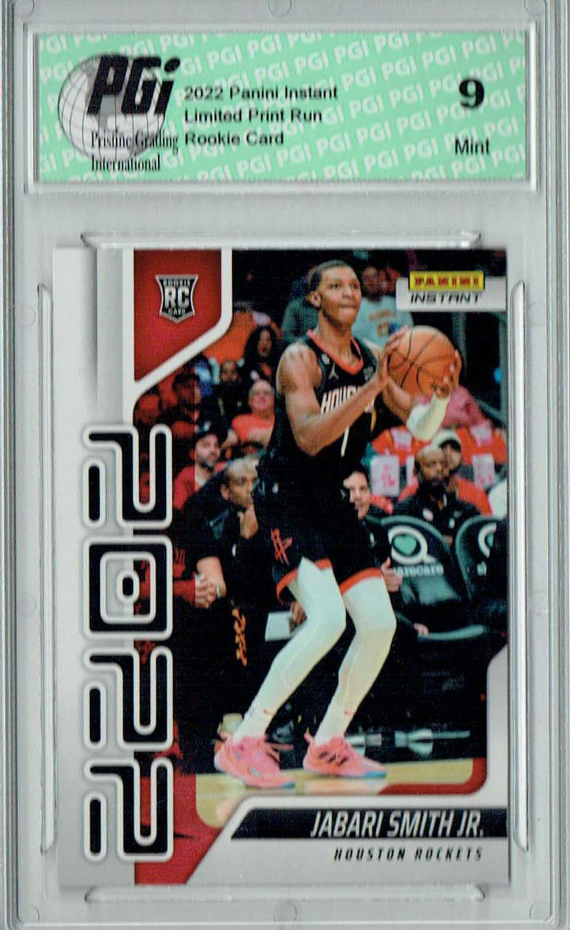 PGI 9 Jabari Smith Jr. 2022 Panini Instant Year One #YO-3 1 of 767 Rookie Card