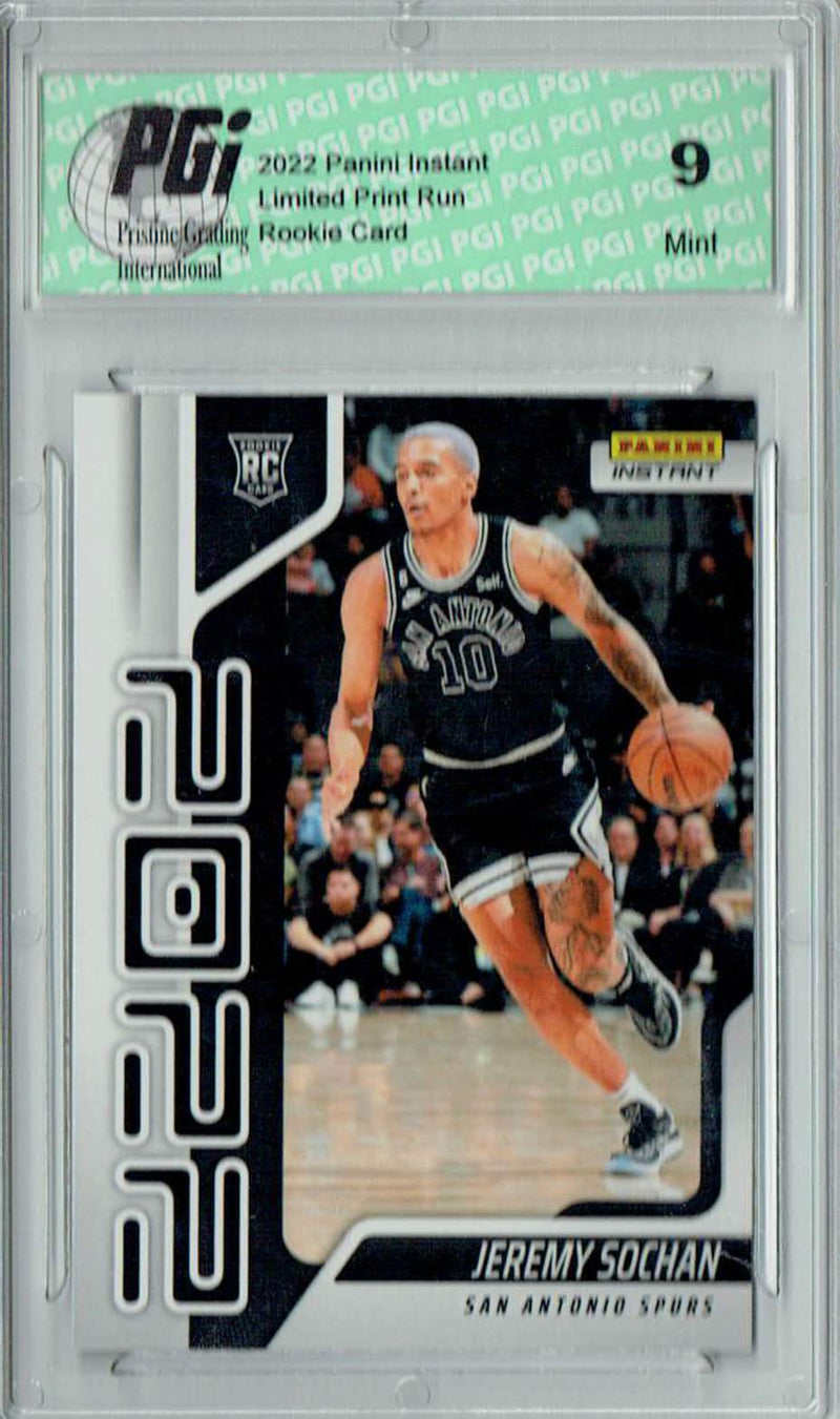 PGI 9 Jeremy Sochan 2022 Panini Instant Year One #YO-9 1 of 767 Rookie Card