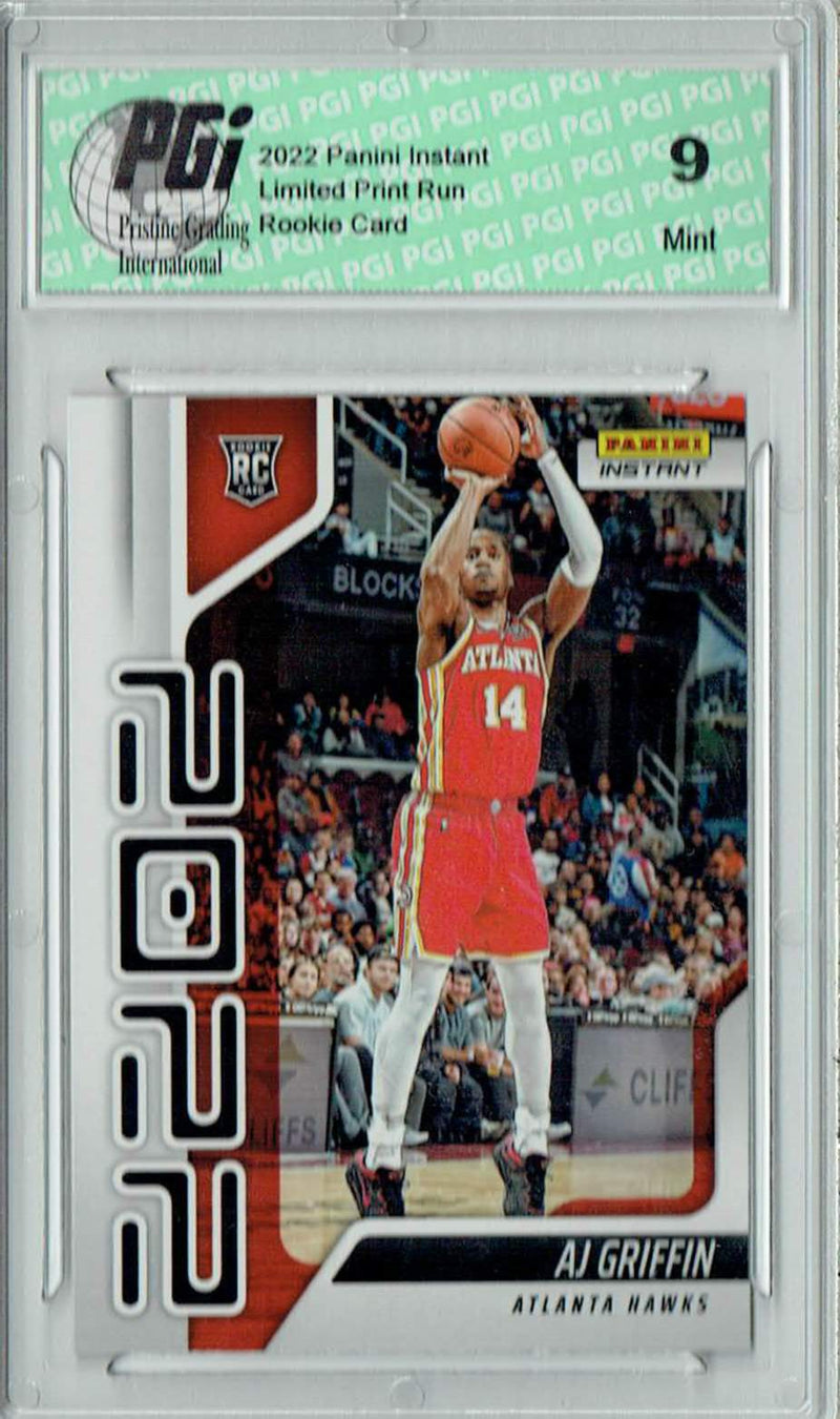 PGI 9 A.J. Griffin 2022 Panini Instant Year One #YO-16 1 of 767 Rookie Card