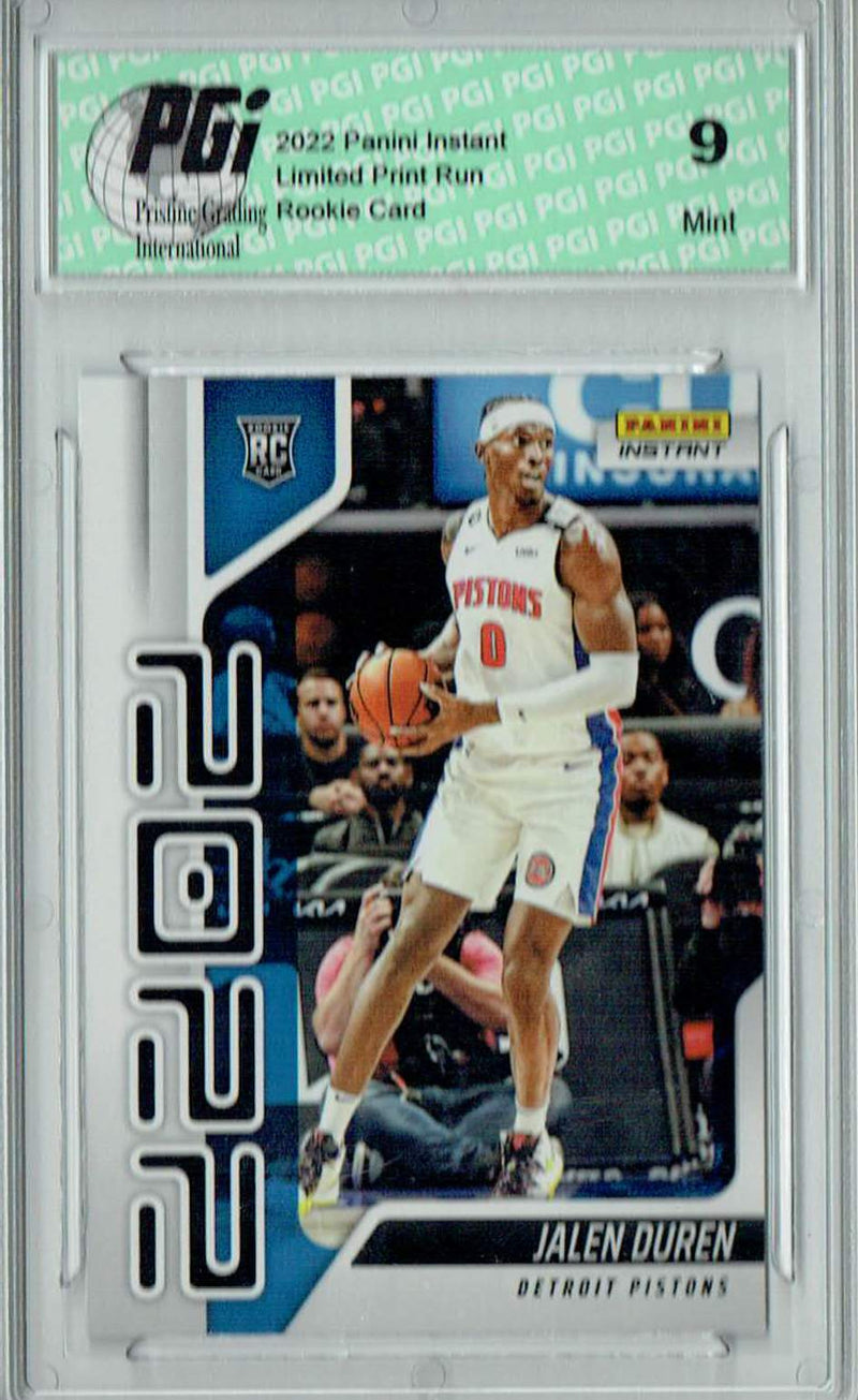 PGI 9 Jalen Duren 2022 Panini Instant Year One #YO-13 1 of 767 Rookie Card