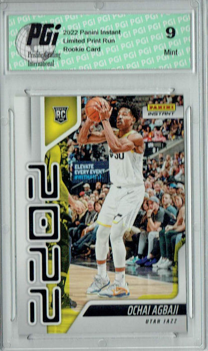 PGI 9 Ochai Agbah 2022 Panini Instant Year One #YO-14 1 of 767 Rookie Card