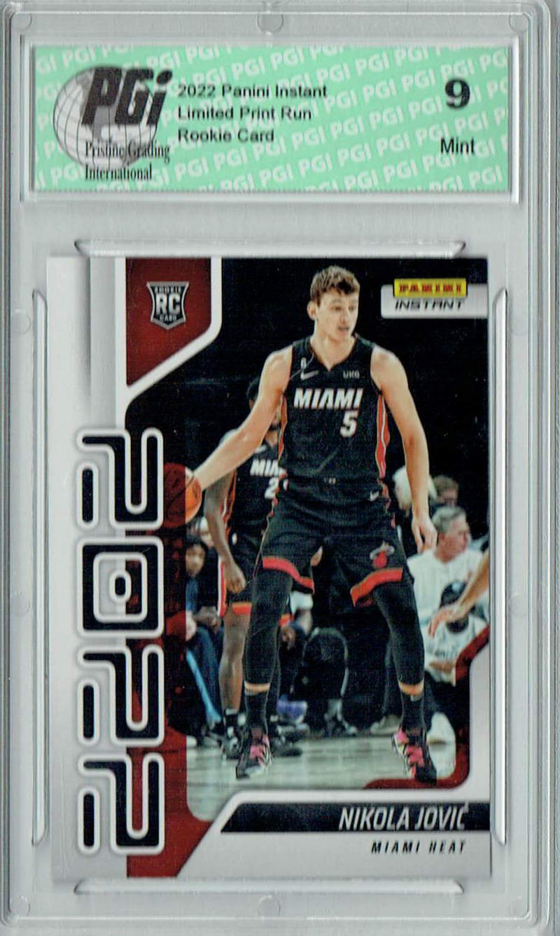 PGI 9 Nikola Jovic 2022 Panini Instant Year One #YO-27 1 of 767 Rookie Card