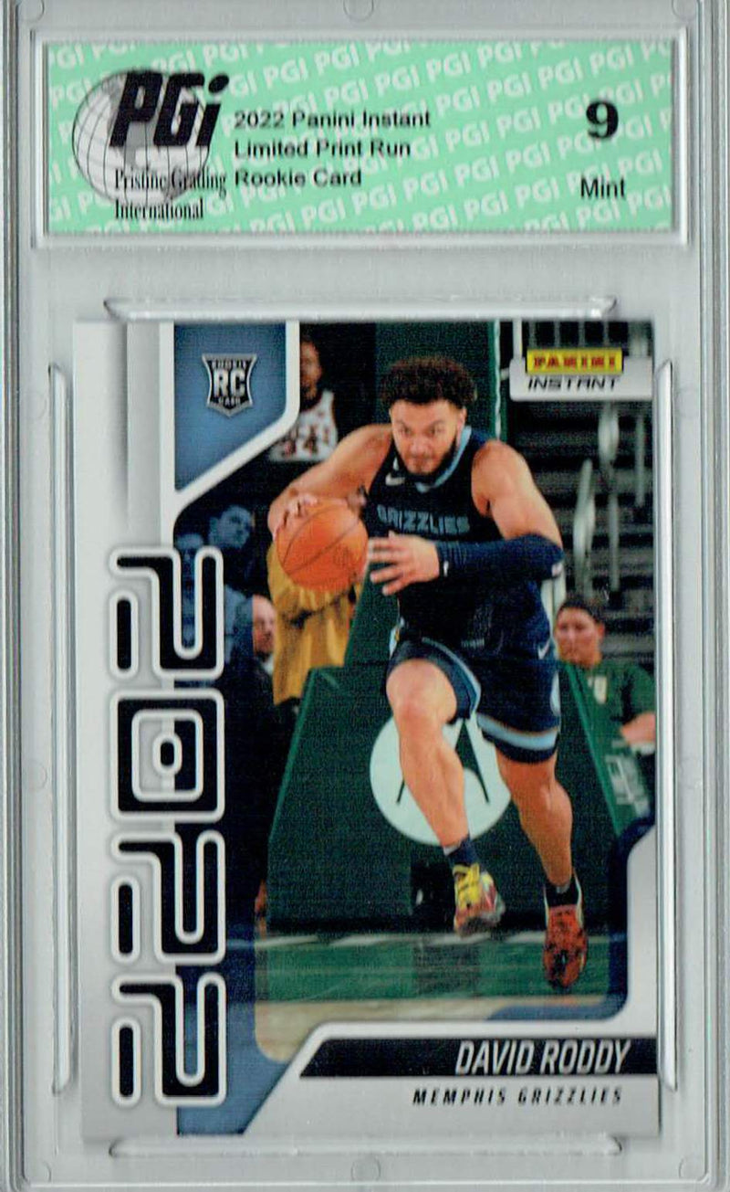 PGI 9 David Roddy 2022 Panini Instant Year One #YO-23 1 of 767 Rookie Card