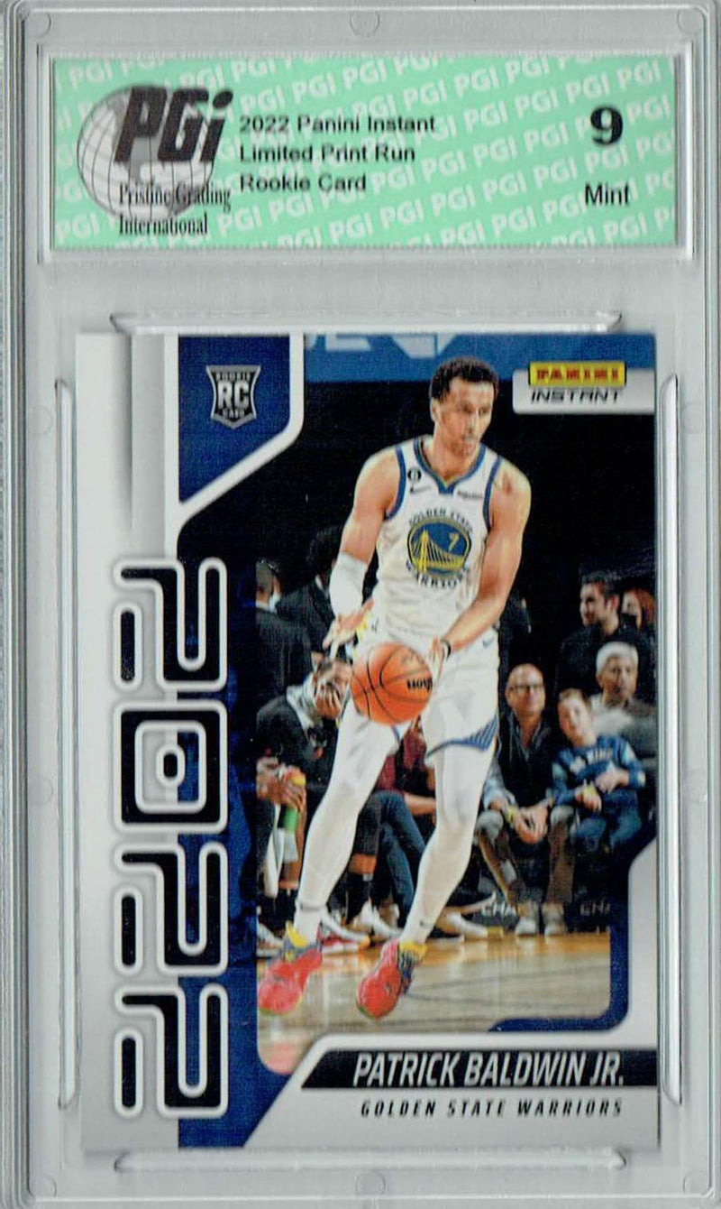 PGI 9 Patrick Baldwin Jr. 2022 Panini Instant Year One #YO-28 1/767 Rookie Card
