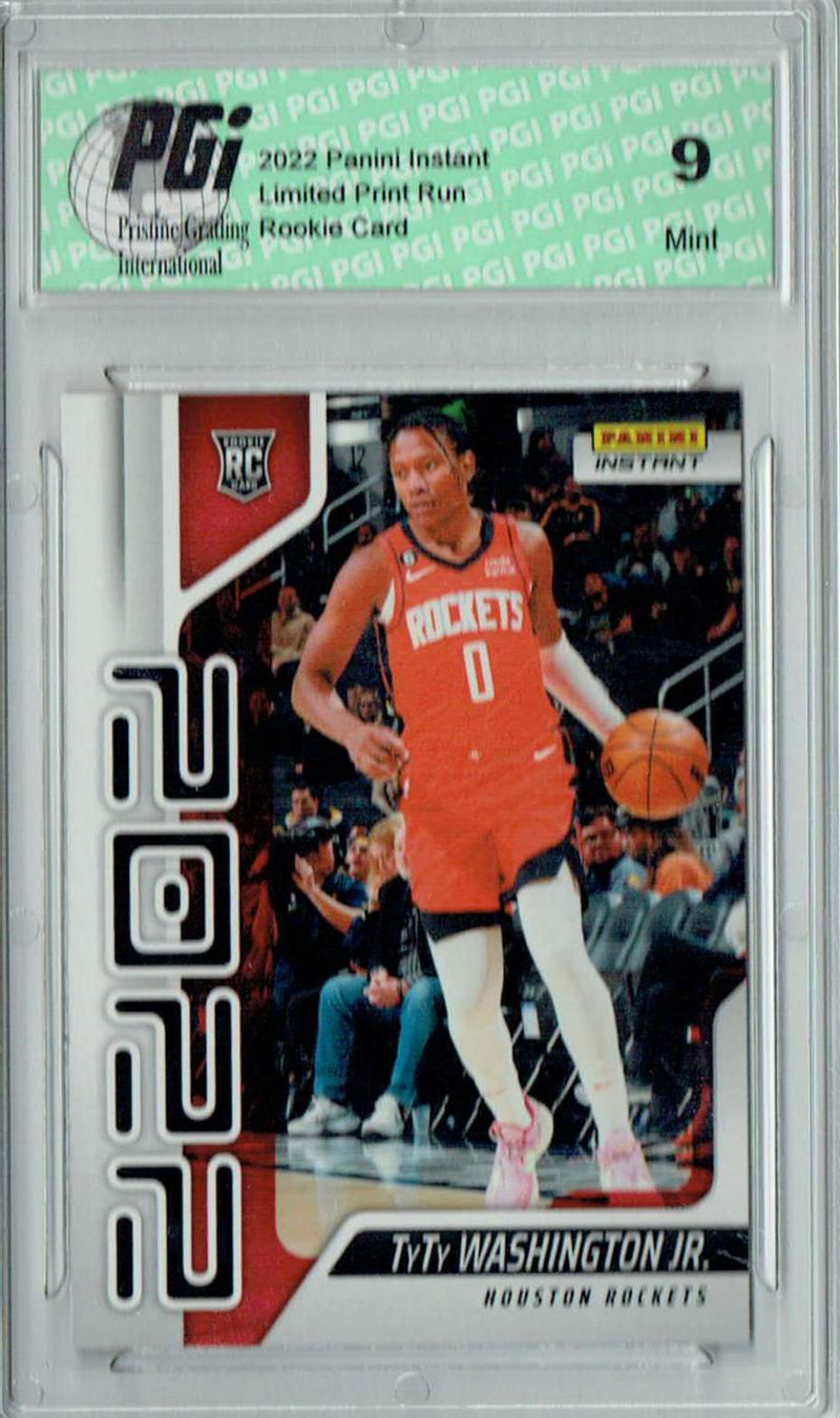 PGI 9 TyTy Washington Jr. 2022 Panini Instant Year One #YO-29 1/767 Rookie Card
