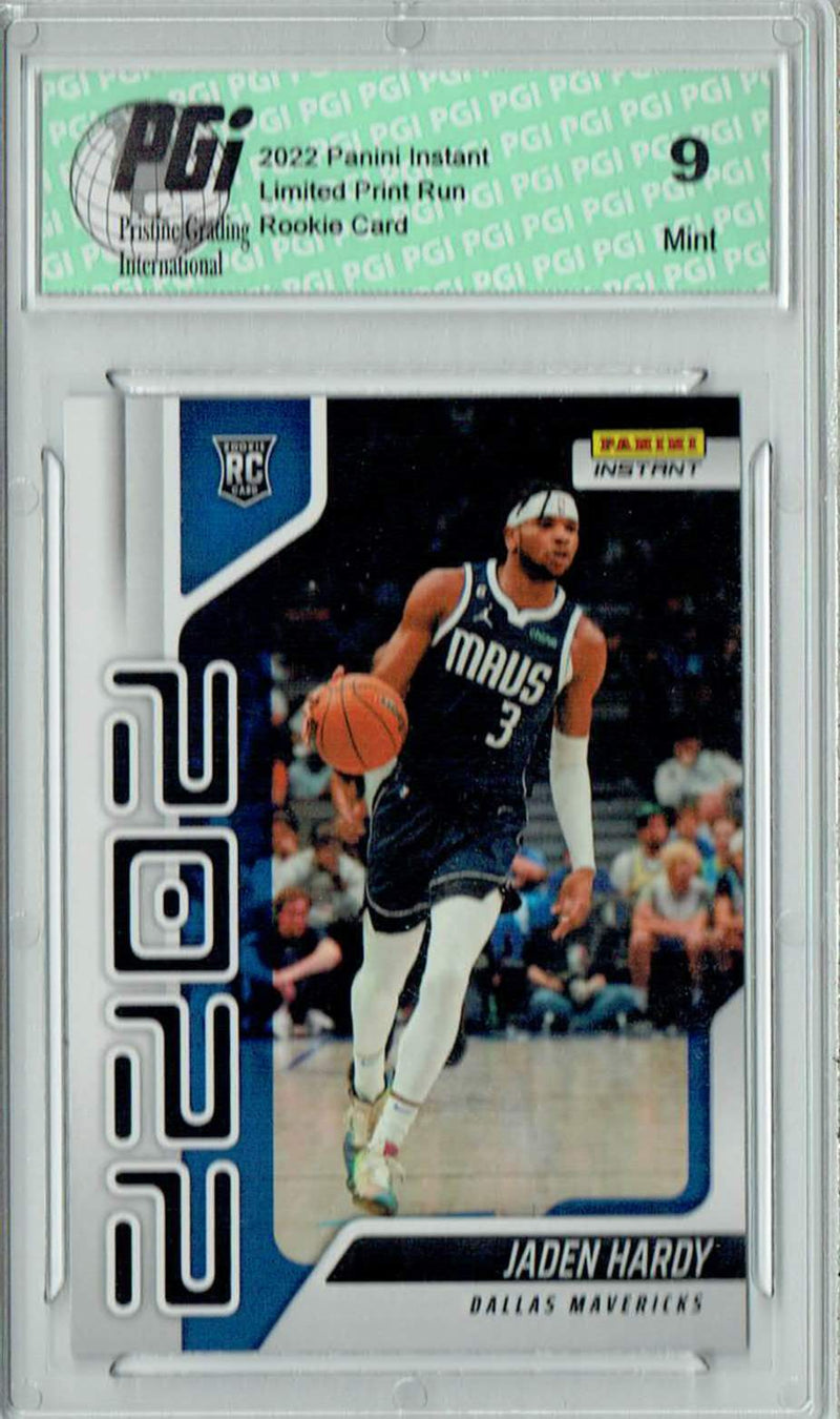 PGI 9 Jaden Hardy 2022 Panini Instant Year One #YO-35 1 of 767 Rookie Card