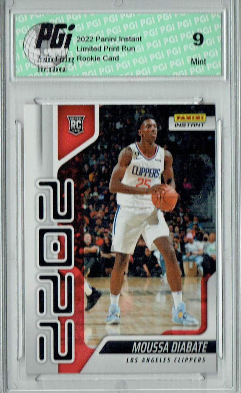 PGI 9 Moussa Diabate 2022 Panini Instant Year One #YO-38 1 of 767 Rookie Card