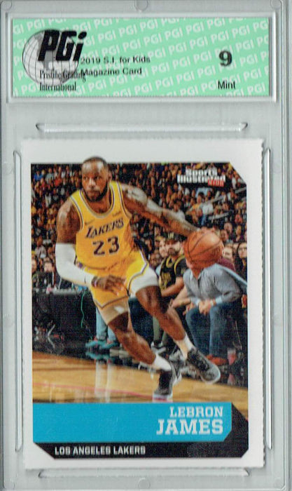PGI 9 LeBron James 2019 S.I. for Kids #813 Los Angeles Lakers Trading Card