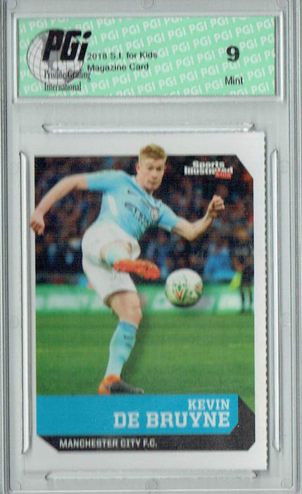 PGI 9 Kevin De Bruyne 2018 S.I. for Kids #743 Manchester City F.C. Trading Card