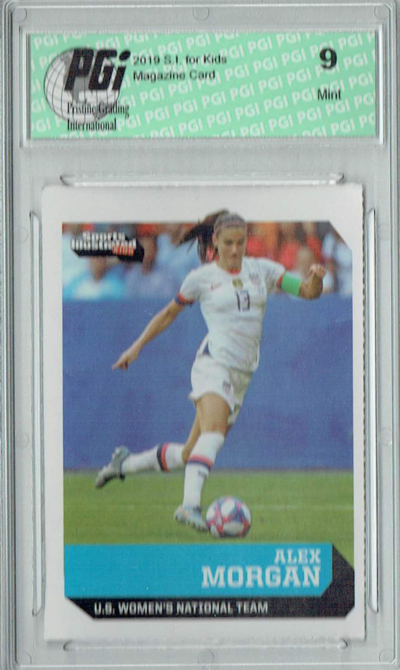 PGI 9 Alex Morgan 2019 S.I. for Kids #858 USWNT Trading Card