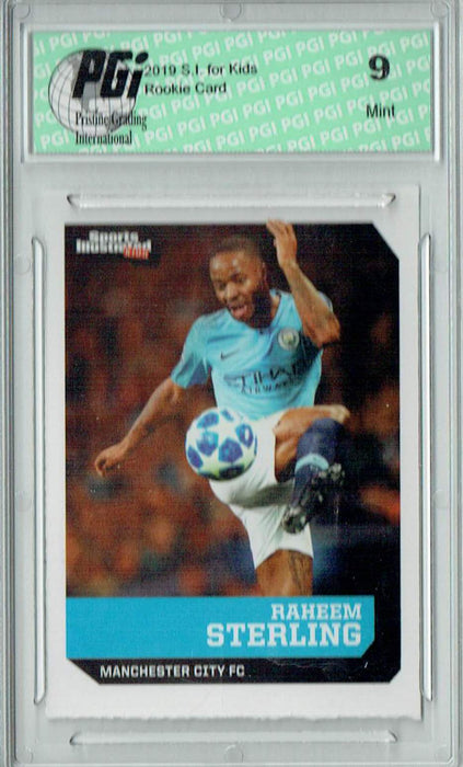PGI 9 Raheem Sterling 2019 S.I. for Kids #847 Manchester City FC Trading Card