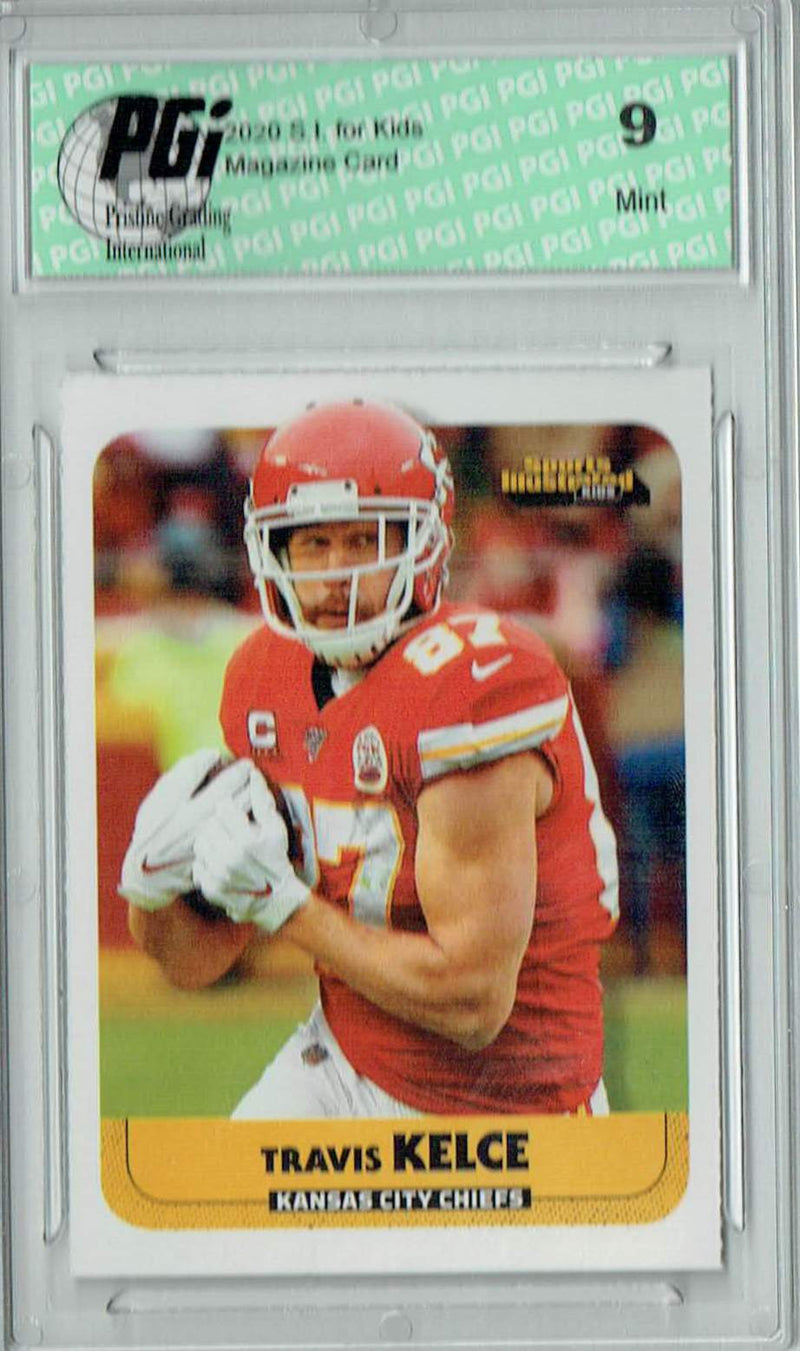 PGI 9 Travis Kelce 2020 S.I. for Kids #906 Kansas City Chiefs Trading Card