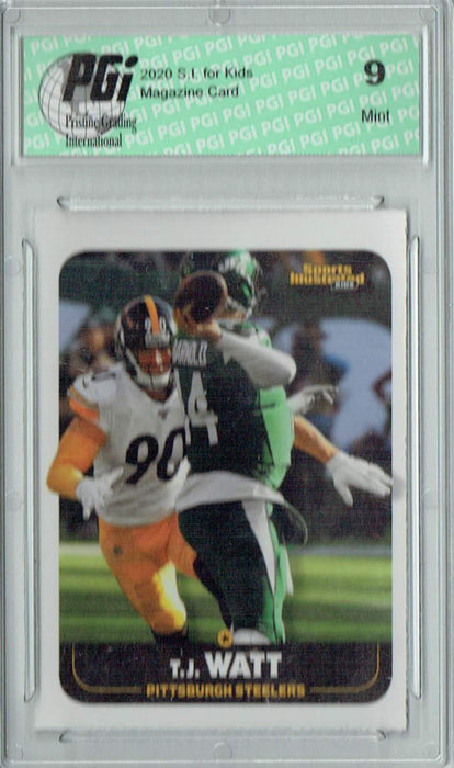 PGI 9 T.J. Watt 2020 S.I. for Kids #921 Pittsburgh Steelers Trading Card