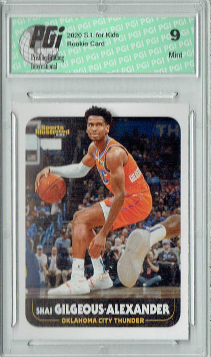 PGI 9 Shai Gilgeous-Alexander 2020 S.I. for Kids #905 OKC Thunder Rookie Card