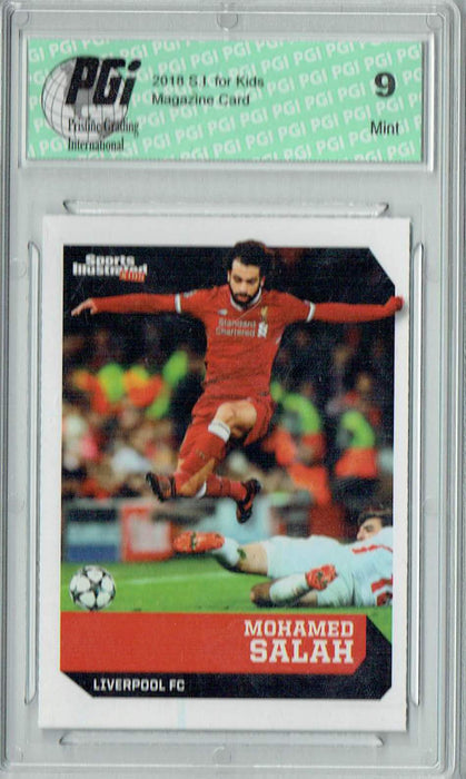 PGI 9 Mohamed Salah 2018 S.I. for Kids #708 Liverpool FC Trading Card