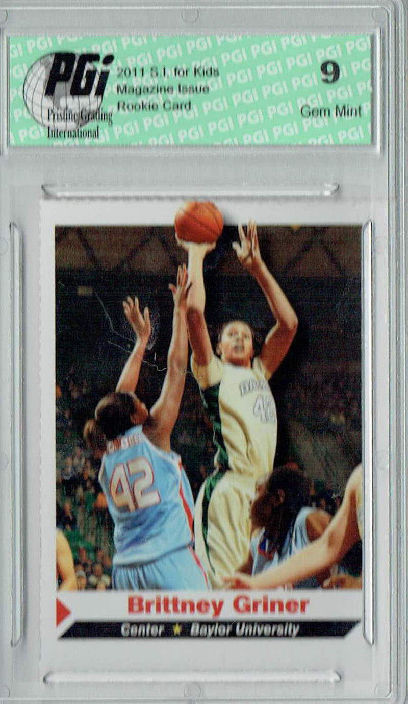 PGI 9 Brittney Griner 2011 S.I. for Kids #25 Baylor University Rookie Card