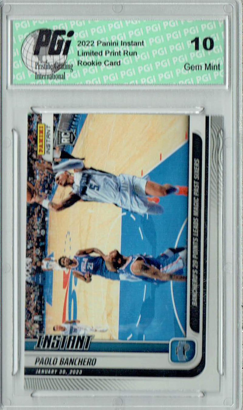 Paolo Banchero 2022 Panini Instant #102 29 pts! 1/304 Rookie Card PGI 10
